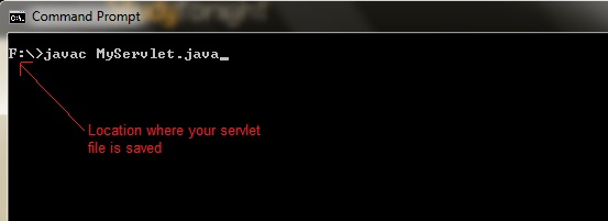 التعامل مع Java Servlets Compile-servlet
