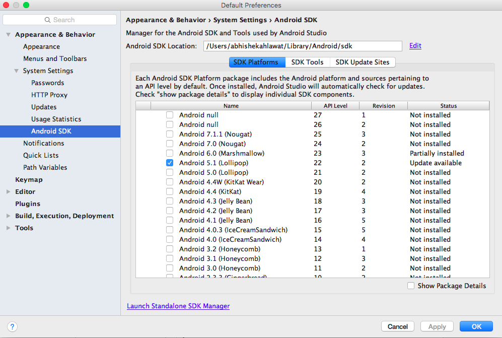 android studio developer update android studio developer update