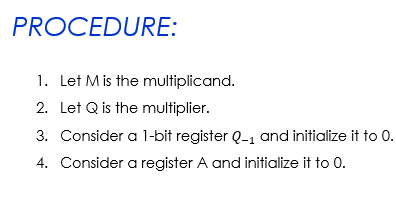 Booth Multiplication Algorithm