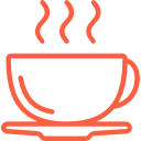 Red color java Logo