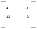 Idempotent Matrix option one