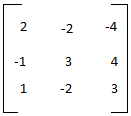 Idempotent Matrix option three