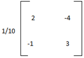 inverse of matrix option 1