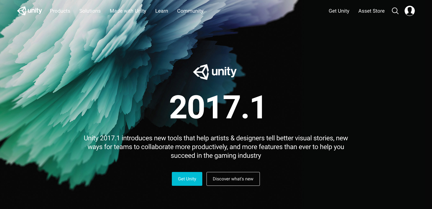 Get Unity from Unity3D website