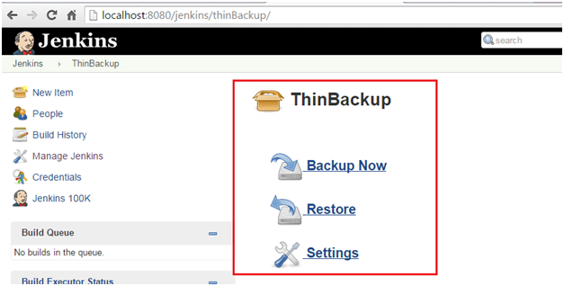ThinBackup Plugin