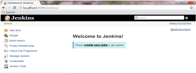 Configuring Jenkins
