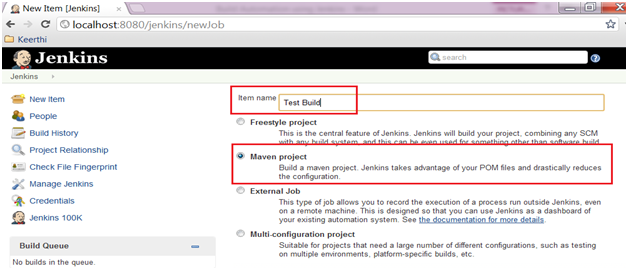 Configuring Jenkins