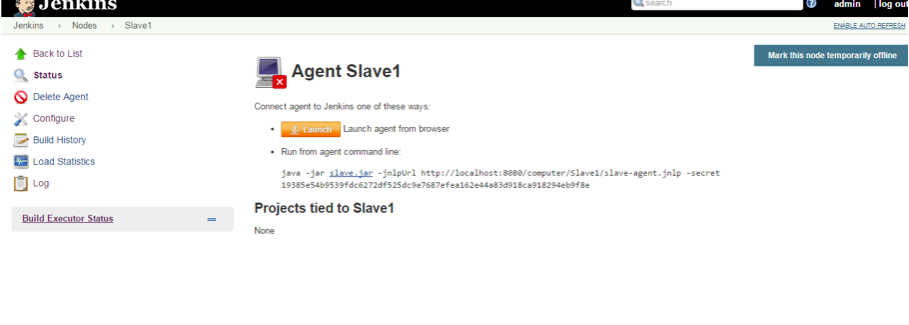 Jenkins Master Slave Configuration