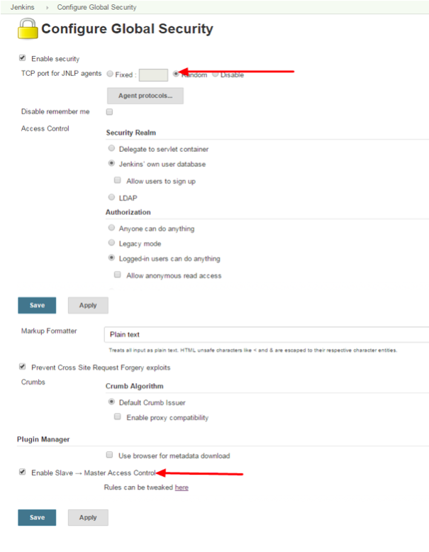 Jenkins Master Slave Configuration