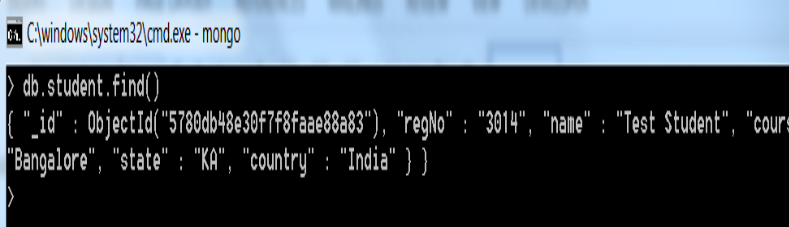 Selecting document from MongoDB Collection