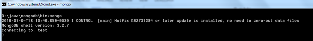 Installing MongoDB on Windows