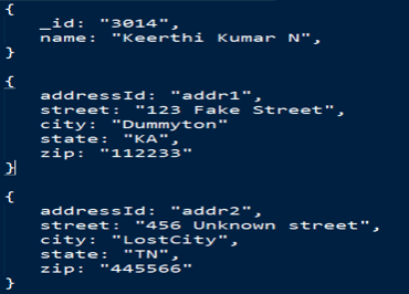 One to Many Relationship in MongoDB documents