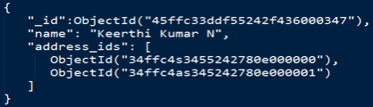 One to Many Relationship in MongoDB documents