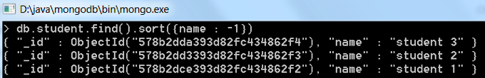 List down collection data in MongoDB