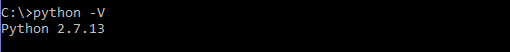 Checking installed Python version